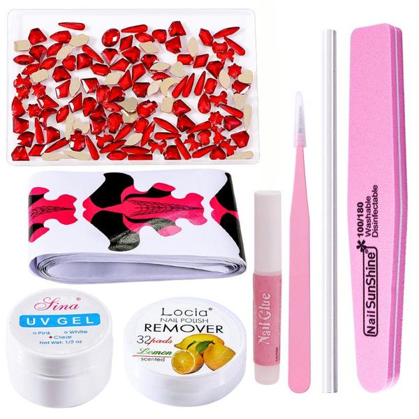 nail art kits set with uv building extension gel & remover shiny rhinestones enhancement manicure tools
nail art kits set with uv building extension gel & remover shiny rhinestones enhancement manicure tools