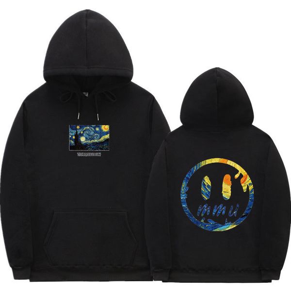autumn van gogh starry night hip hoodies hop men's large hooded sweater, Black
autumn van gogh starry night hip hoodies hop men's large hooded sweater, Black
