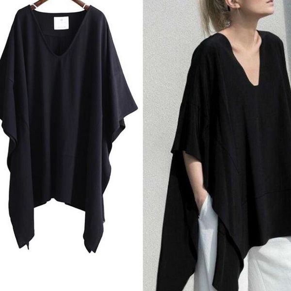 women's t-shirt 2021 sell summer women v-neck oversized loose solid bat sleeve casual black streetwear leisure sports style cool, White
women's t-shirt 2021 sell summer women v-neck oversized loose solid bat sleeve casual black streetwear leisure sports style cool, White