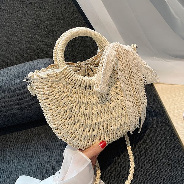 straw bag women hand-woven handbag moon shape rattan big capacity drawstring casual travel beach shoulder bags
straw bag women hand-woven handbag moon shape rattan big capacity drawstring casual travel beach shoulder bags
