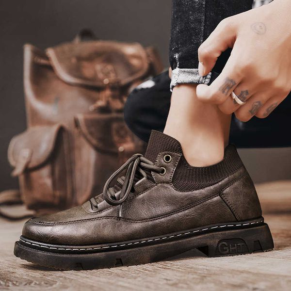 british small leather sho men's youth black korean version trend versatile student round head lace up casual bright
british small leather sho men's youth black korean version trend versatile student round head lace up casual bright