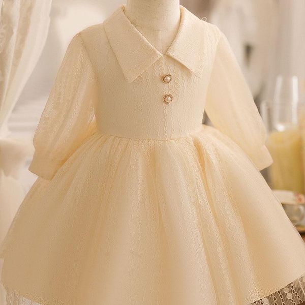 girl's dresses champagne lace born dress for girls kids wedding party baby 1st birthday princess infant clothes vestidos, Red;yellow
girl's dresses champagne lace born dress for girls kids wedding party baby 1st birthday princess infant clothes vestidos, Red;yellow