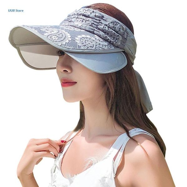 wide brim hats korean women empty lace canvas sun visor hat sunscreen adjustable beach baseball, Blue;gray
wide brim hats korean women empty lace canvas sun visor hat sunscreen adjustable beach baseball, Blue;gray