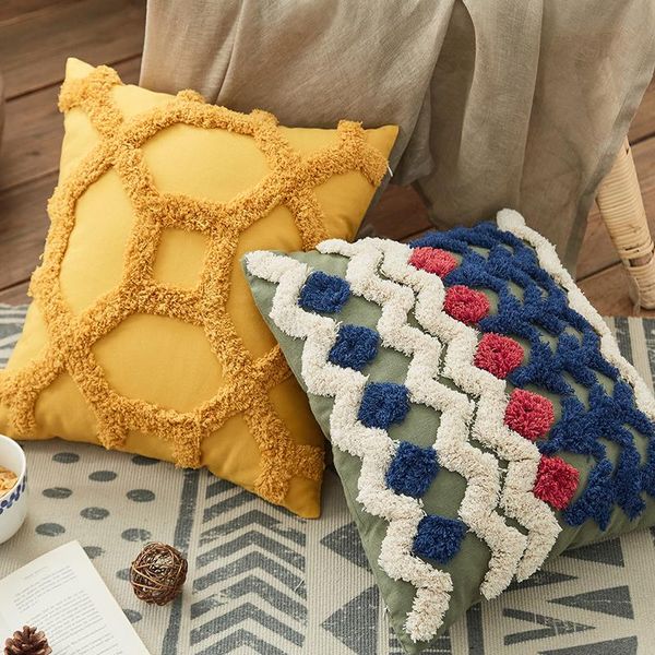 cushion/decorative pillow handmade cushion cover 45x45cm tufted mustard yellow pink for home decoration living room bed
cushion/decorative pillow handmade cushion cover 45x45cm tufted mustard yellow pink for home decoration living room bed