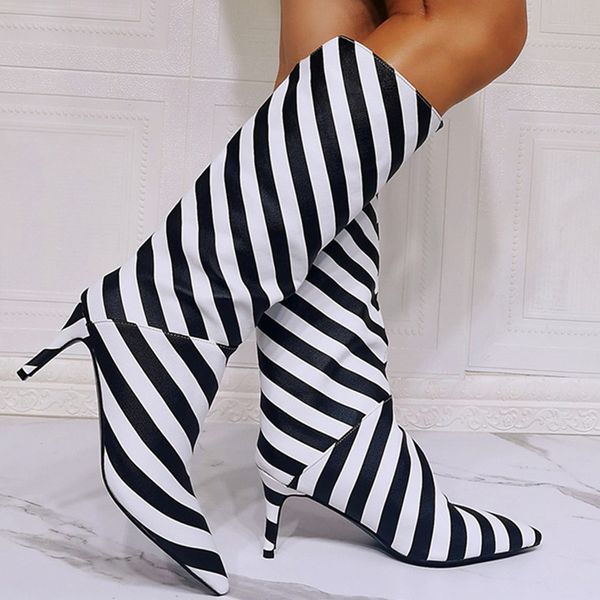 the latest spring autumn fashion stiletto high heel ladies longboot classic pointed toe profession elegant party high boot, Black
the latest spring autumn fashion stiletto high heel ladies longboot classic pointed toe profession elegant party high boot, Black