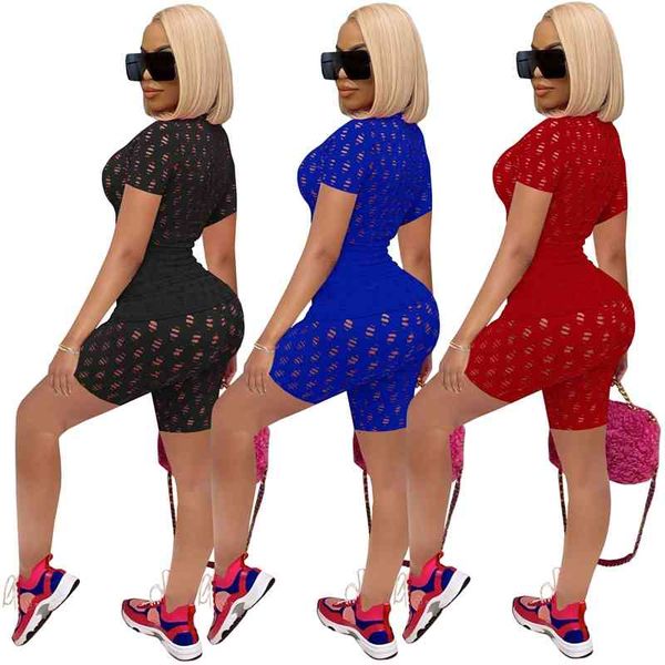 2021 women outfits fashion regular broken hole through girls short sleeves + shorts pants two pieces sports sets, Gray
2021 women outfits fashion regular broken hole through girls short sleeves + shorts pants two pieces sports sets, Gray