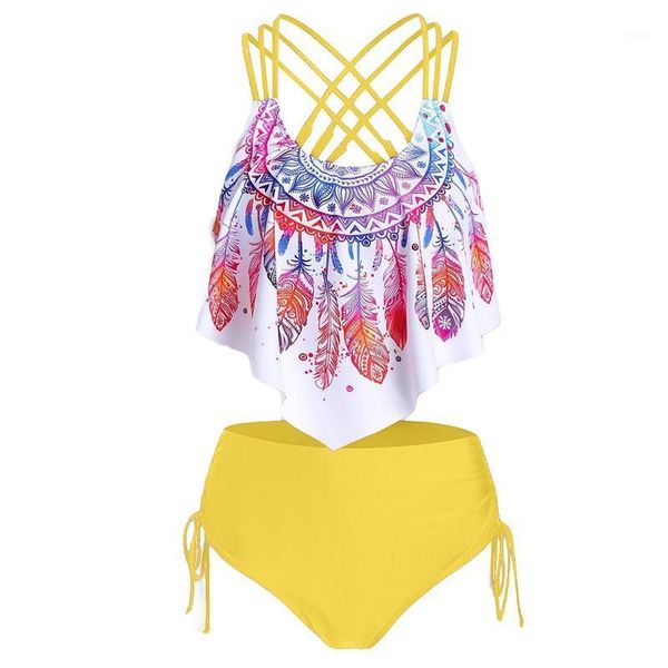 women's swimwear bikini women bikinis 2021 boh print push-up padded overlay flounce crisscross tankini bandage printed gathered swimsui, White;black
women's swimwear bikini women bikinis 2021 boh print push-up padded overlay flounce crisscross tankini bandage printed gathered swimsui, White;black