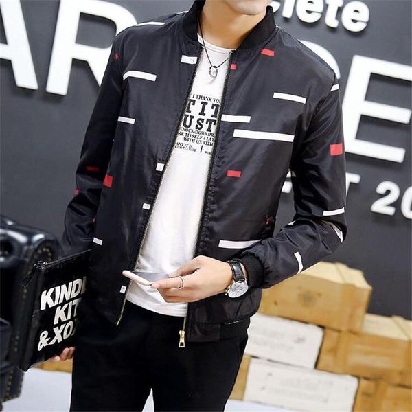 men's jackets 2021 spring autumn thin solid fashion coats male casual slim stand collar print bomber jacket men overcoat 4xl, Black;brown
men's jackets 2021 spring autumn thin solid fashion coats male casual slim stand collar print bomber jacket men overcoat 4xl, Black;brown