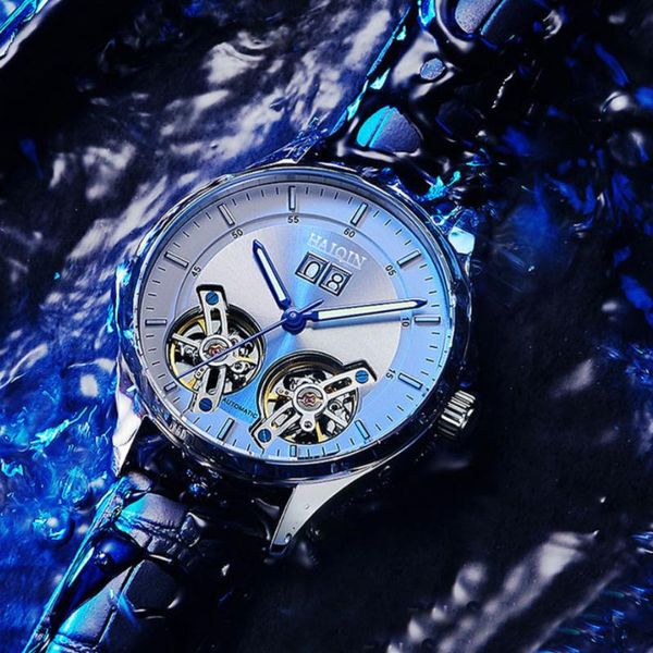 wristwatches haiqin 2021 mechanical fashion watches men's business automatic for men tourbillon waterproof reloj hombre, Slivery;brown
wristwatches haiqin 2021 mechanical fashion watches men's business automatic for men tourbillon waterproof reloj hombre, Slivery;brown