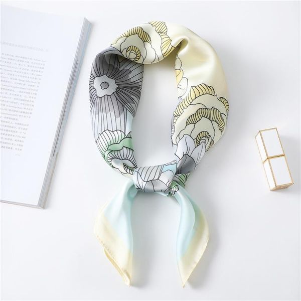 scarves 2021 silk square hair scarf women neck wraps lady head band shawl fashion pashmina floral print small neckerchief summer, Blue;gray
scarves 2021 silk square hair scarf women neck wraps lady head band shawl fashion pashmina floral print small neckerchief summer, Blue;gray