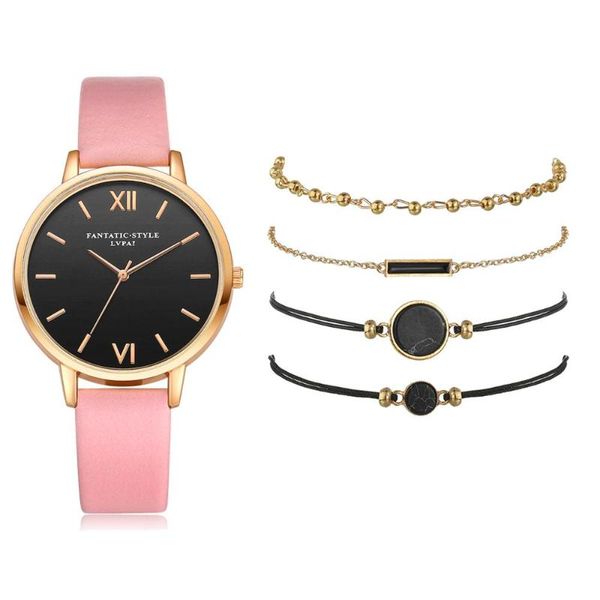 wristwatches 5pcs set style fashion women's luxury leather band analog quartz wristwatch ladies watch women dress black cloc, Slivery;brown
wristwatches 5pcs set style fashion women's luxury leather band analog quartz wristwatch ladies watch women dress black cloc, Slivery;brown