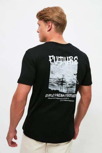 men's t-shirts trendyol men 's regular fit short-sleeve t-shirt tmnss21ts3699, White;black
men's t-shirts trendyol men 's regular fit short-sleeve t-shirt tmnss21ts3699, White;black