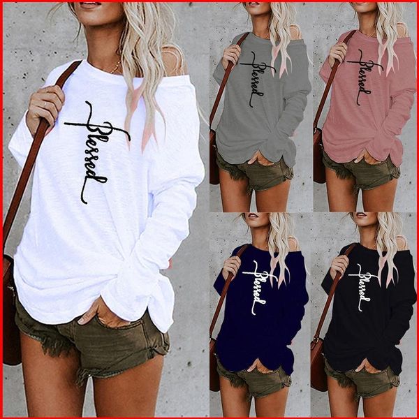 women's t-shirt letter off shoulder spring summer women casual y2k dill long sleeve loose t shirts female pullover camisetas, White
women's t-shirt letter off shoulder spring summer women casual y2k dill long sleeve loose t shirts female pullover camisetas, White
