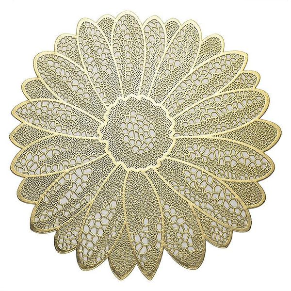 mats & pads round hollow table mat placemat decoration, suitable for holiday wedding decoration