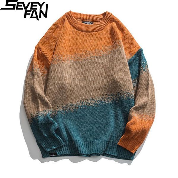 men's sweaters seveyfan men's color contrast tie dye jacquard sweater casual thick cotton knitwear pullover for couples, White;black
men's sweaters seveyfan men's color contrast tie dye jacquard sweater casual thick cotton knitwear pullover for couples, White;black