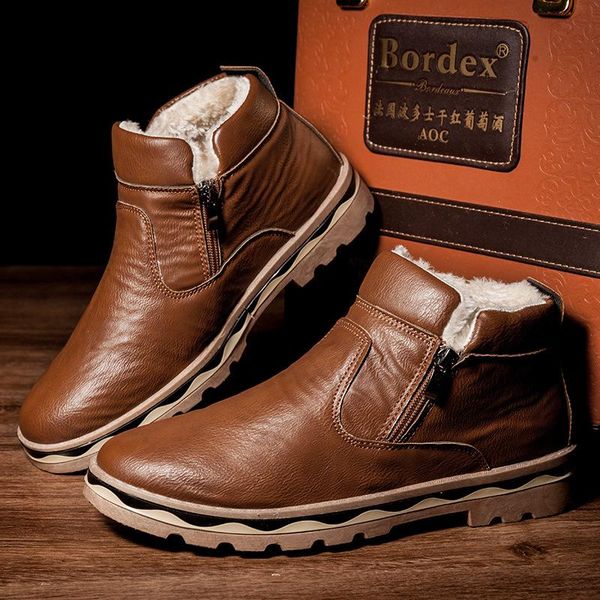 boots men fur cotton ankle casual plush leather super warm snow fashion zipper flats shoes non-slip winter 2021, Black
boots men fur cotton ankle casual plush leather super warm snow fashion zipper flats shoes non-slip winter 2021, Black