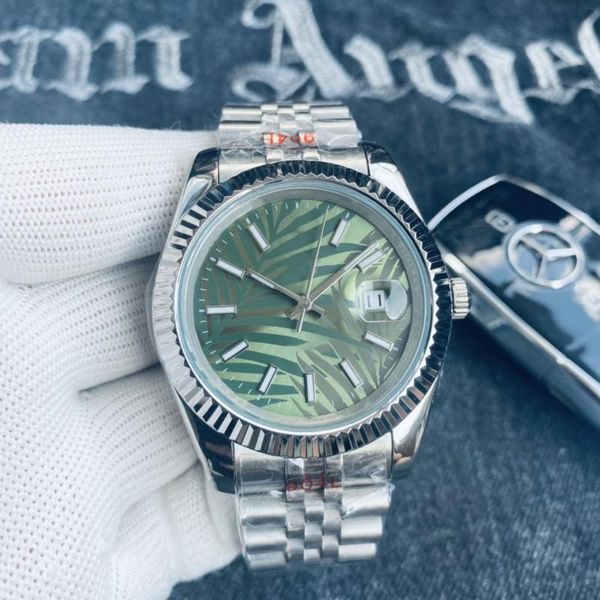 wristwatches smooth bezel green dial steel mens 41mm sapphire glass watch automatic mechanical stainless, Slivery;brown
wristwatches smooth bezel green dial steel mens 41mm sapphire glass watch automatic mechanical stainless, Slivery;brown