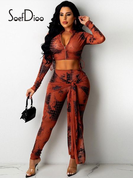 women's two piece pants soefdioo print see-through suit women long sleeve zipper crop and ribbon 2 sets winter 2021 party clubwear, White
women's two piece pants soefdioo print see-through suit women long sleeve zipper crop and ribbon 2 sets winter 2021 party clubwear, White