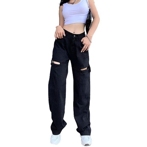 women's pants & capris arrival stylish high waist pants, hollow out solid color jeans with pockets trousers for female, Black;white
women's pants & capris arrival stylish high waist pants, hollow out solid color jeans with pockets trousers for female, Black;white