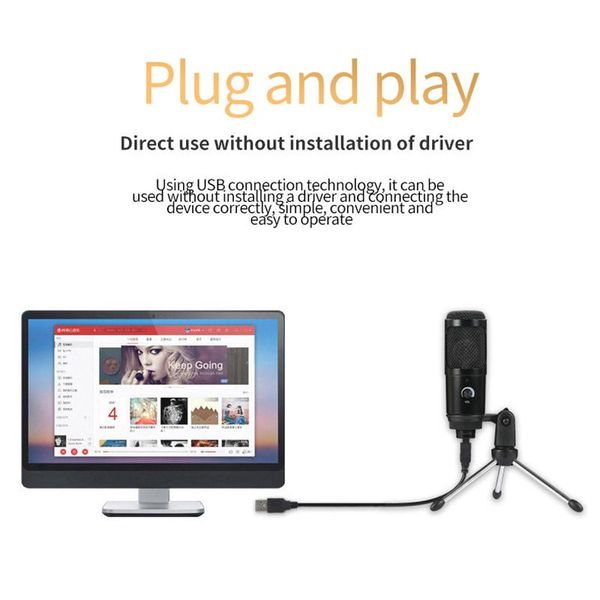 microphones usb condenser microphone with adjustable stand professional recording pc for karaoke video gaming live streaming
microphones usb condenser microphone with adjustable stand professional recording pc for karaoke video gaming live streaming