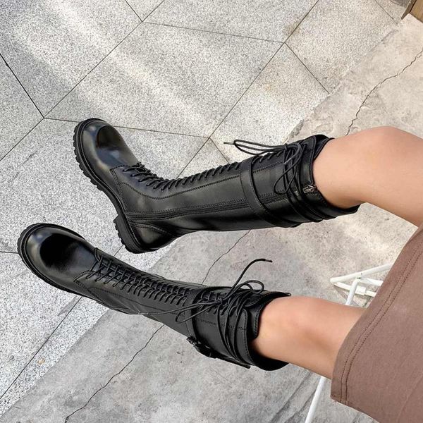 winter cow leather cross-tied round toe rock singer equestrian boots big size keep warm thigh high riding l29, Black
winter cow leather cross-tied round toe rock singer equestrian boots big size keep warm thigh high riding l29, Black