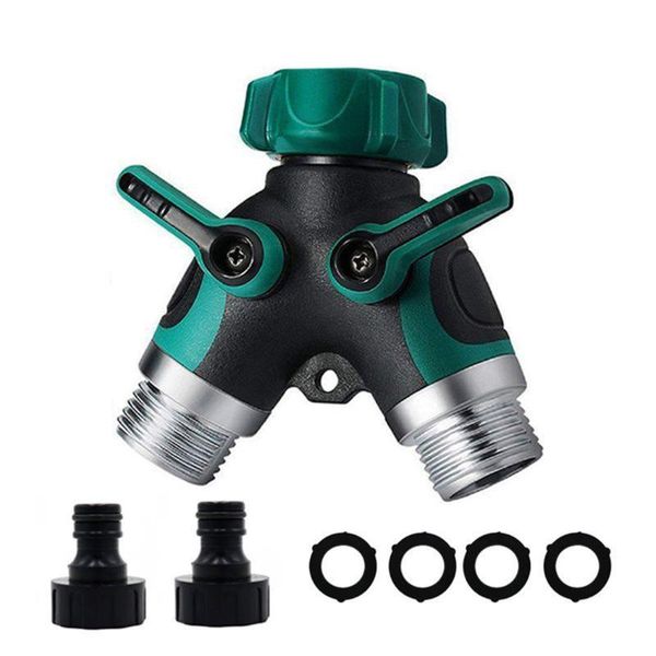 watering equipments 2 way hose tap connector with quick connectors 4 rubber washers y valve for pet bathing car washing tool sealing ring
watering equipments 2 way hose tap connector with quick connectors 4 rubber washers y valve for pet bathing car washing tool sealing ring