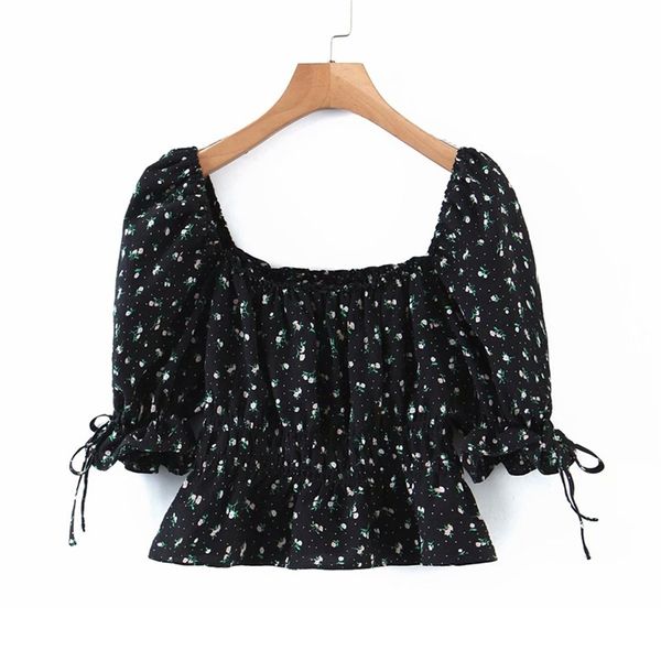 women summer vintage print blouses shirts short sleeve bow tie female fashion street tunic clothes blusas 210513, White
women summer vintage print blouses shirts short sleeve bow tie female fashion street tunic clothes blusas 210513, White