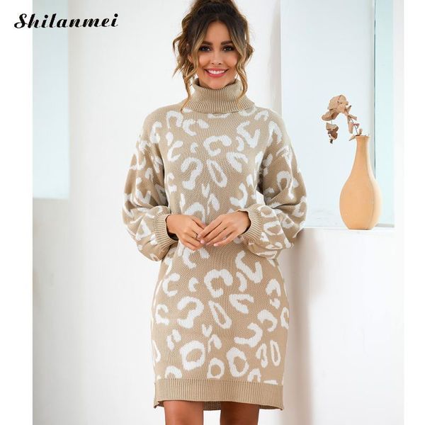 casual dresses 2021 leopard turtleneck sweater dress women loose autumn winter warm long sleeve straight mini fashion pullover vestidos, Black;gray
casual dresses 2021 leopard turtleneck sweater dress women loose autumn winter warm long sleeve straight mini fashion pullover vestidos, Black;gray
