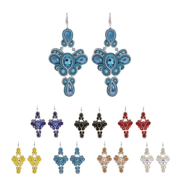fashion soutache handmade butterfly earrings women's jewelry blue white brown boho dangle earring elegant trendy female gift, Silver
fashion soutache handmade butterfly earrings women's jewelry blue white brown boho dangle earring elegant trendy female gift, Silver