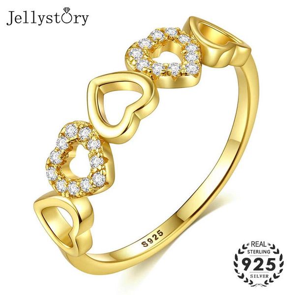 cluster rings jellystory fashion 925 sterling silver with zircon gemstones heart-shaped jewellery ring for women wedding party gift, Golden;silver
cluster rings jellystory fashion 925 sterling silver with zircon gemstones heart-shaped jewellery ring for women wedding party gift, Golden;silver