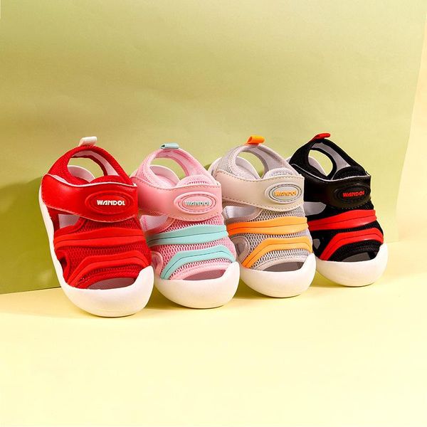 summer baby toddler sandals children soft-sole breathable boys girls anti-slip hooks shoes, Black;red
summer baby toddler sandals children soft-sole breathable boys girls anti-slip hooks shoes, Black;red