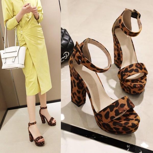 dress shoes plus size women leopard sandals platform ankle strap high-heel open toe buckle one word party for, Black
dress shoes plus size women leopard sandals platform ankle strap high-heel open toe buckle one word party for, Black