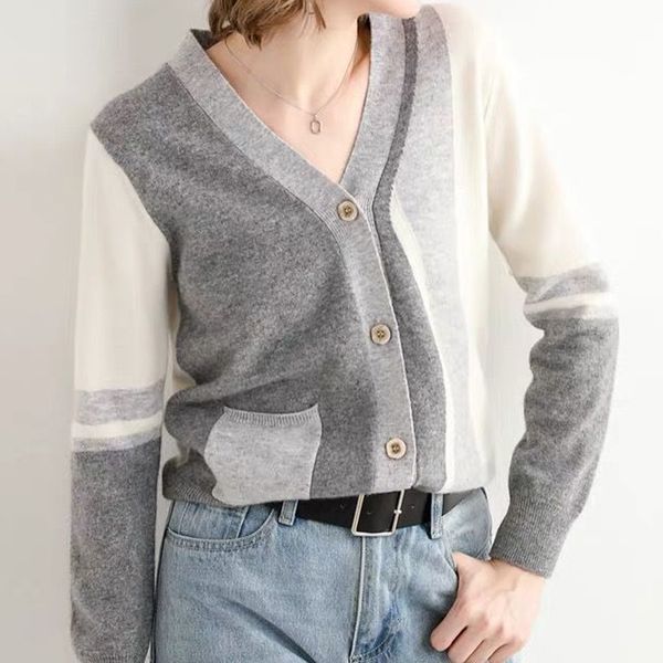 women's two piece pants za women autumn patchwork knit cardigan sweater v-neck girl long sleeve casual loose single breasted fian, White
women's two piece pants za women autumn patchwork knit cardigan sweater v-neck girl long sleeve casual loose single breasted fian, White