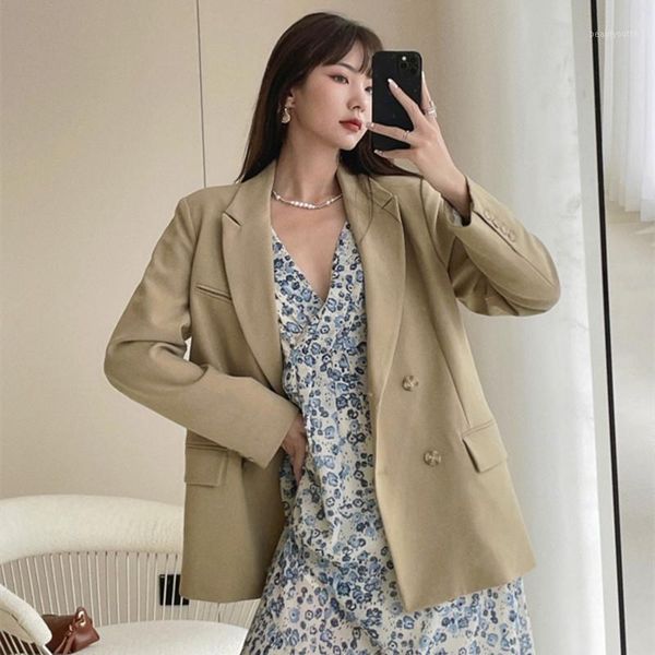 women's suits & blazers real s 2021 autumn and winter british style suit jacket temperament casual all-match, White;black
women's suits & blazers real s 2021 autumn and winter british style suit jacket temperament casual all-match, White;black
