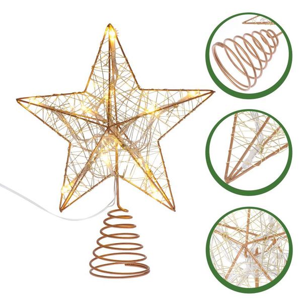 christmas decorations 1pc iron xmas tree lamp luminous star-shaped ornament family gift
christmas decorations 1pc iron xmas tree lamp luminous star-shaped ornament family gift
