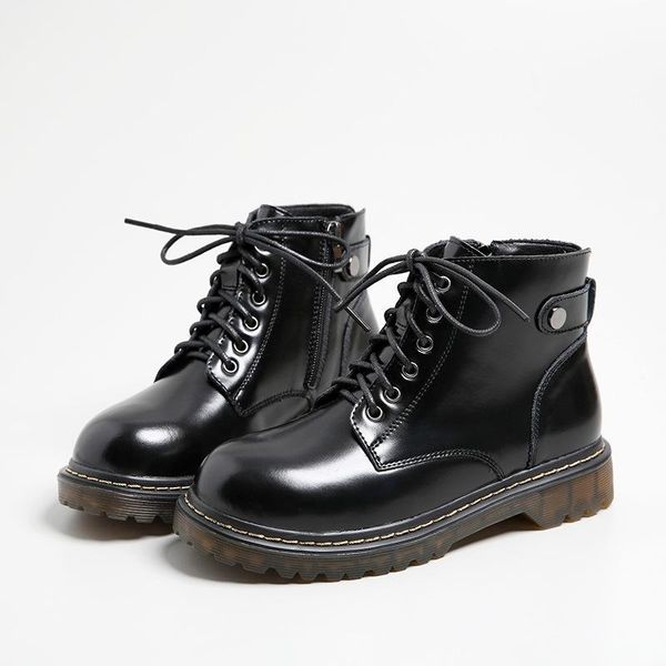 boots riding women's leather shoes 2021 short british style front lace autumn and winter breathable, Black
boots riding women's leather shoes 2021 short british style front lace autumn and winter breathable, Black