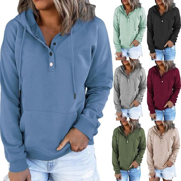 women's hoodies & sweatshirts european and american fashion 2021 long-sleeved loose casual hooded drawstring pocket sweater crewneck sw, Black
women's hoodies & sweatshirts european and american fashion 2021 long-sleeved loose casual hooded drawstring pocket sweater crewneck sw, Black