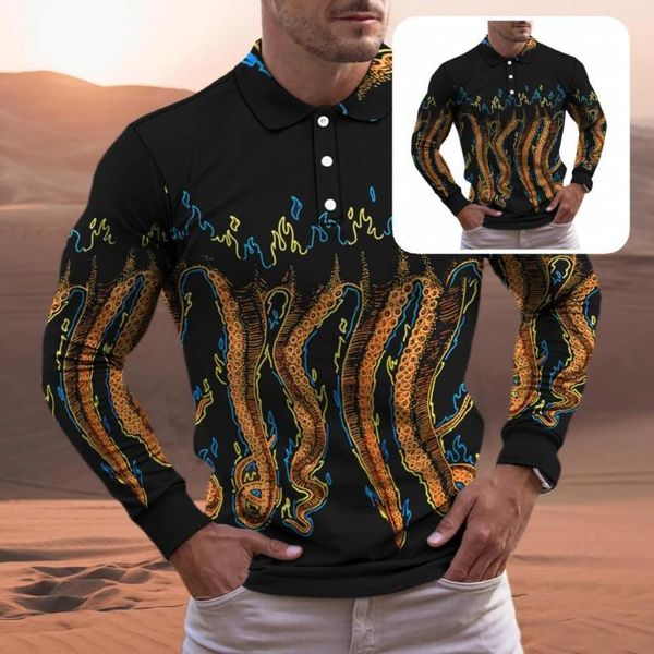 men's casual shirts pullover great vintage ocs print autumn home wear shirt turn-down collar for, White;black
men's casual shirts pullover great vintage ocs print autumn home wear shirt turn-down collar for, White;black