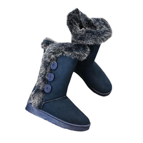 boots korean fashion large size high-tube snow women's autumn and winter 2021 button plus velvet thick warm cotton shoes, Black
boots korean fashion large size high-tube snow women's autumn and winter 2021 button plus velvet thick warm cotton shoes, Black