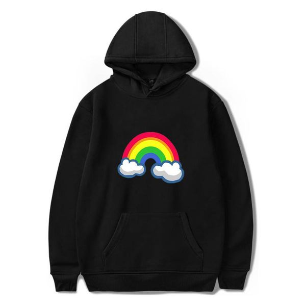 rainbow hoodies men/women fashion long sleeve harajuku hip hop sweatshirts clothes casual hooded oversized streetwear 3d men's &, Black 
rainbow hoodies men/women fashion long sleeve harajuku hip hop sweatshirts clothes casual hooded oversized streetwear 3d men's &, Black