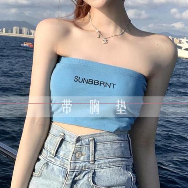 bras slim fashion vest with chest pad women's summer wardrobe malfunction-proof strapless spice girls wrapped inside and outside, Red;black
bras slim fashion vest with chest pad women's summer wardrobe malfunction-proof strapless spice girls wrapped inside and outside, Red;black