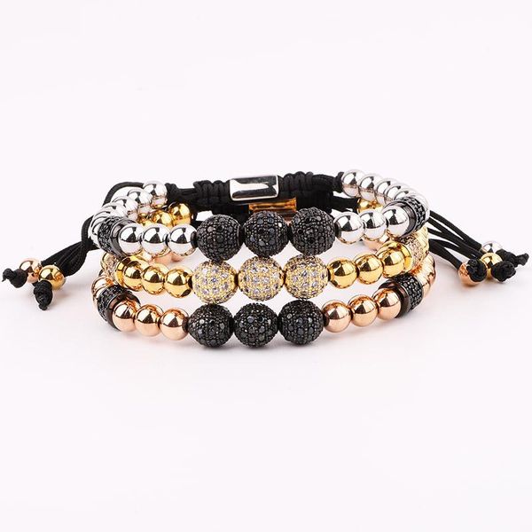 beaded, strands design bracelet men jewelry gold plated stainless steel beaded cz pave ball charm macrame adjustable, Black
beaded, strands design bracelet men jewelry gold plated stainless steel beaded cz pave ball charm macrame adjustable, Black