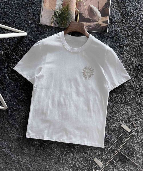 summer ch fashion printed letter drilling short t-shirt men's round neck cross half sleeve cotton top, White;black
summer ch fashion printed letter drilling short t-shirt men's round neck cross half sleeve cotton top, White;black