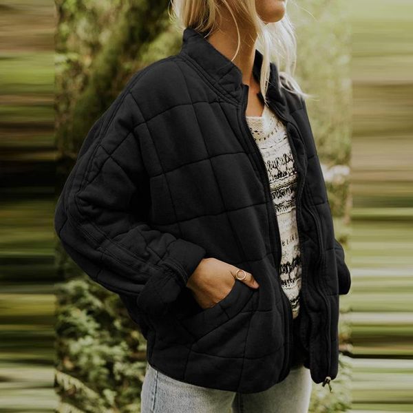 women's jackets 2021 autumn winter warm women casual jacket stand neck cold resistant zip pullover fashion lightweight loose outwears f, Black;brown
women's jackets 2021 autumn winter warm women casual jacket stand neck cold resistant zip pullover fashion lightweight loose outwears f, Black;brown