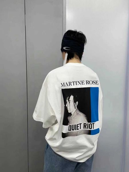 martine rose portrait printed letters short sleeve high street round neck loose cotton t-shirt with cai xukun, White;black
martine rose portrait printed letters short sleeve high street round neck loose cotton t-shirt with cai xukun, White;black