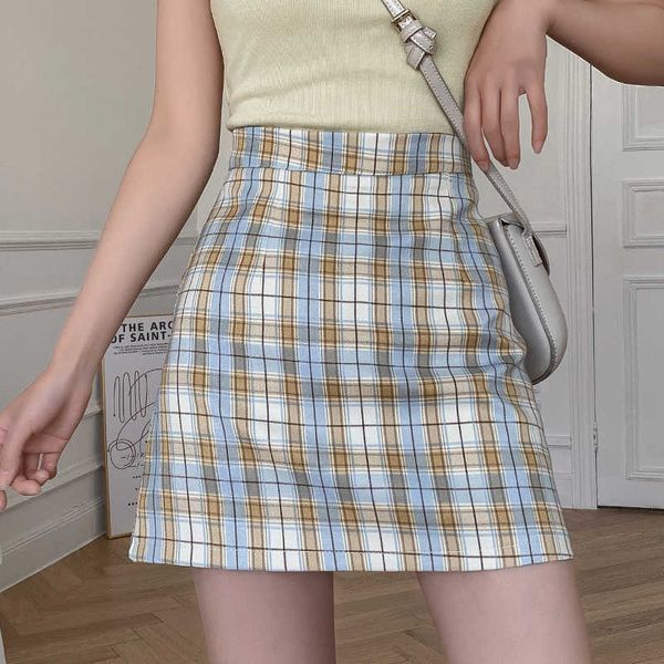 summer casual plaid skirts korean high waist women plaid mini skirt women school girls cute skirt with zipper 210712, Black
summer casual plaid skirts korean high waist women plaid mini skirt women school girls cute skirt with zipper 210712, Black
