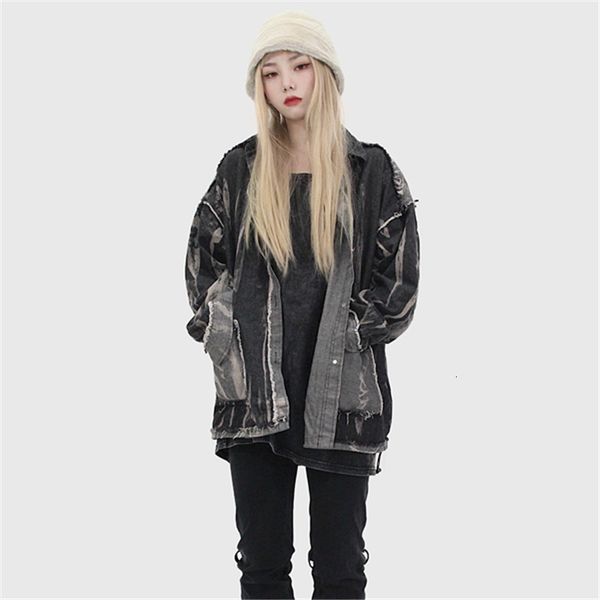 women's jackets spring loose denim long sleeve big size clothes streetwear autumn casual bomber outwear g176 bsy7, Black;brown
women's jackets spring loose denim long sleeve big size clothes streetwear autumn casual bomber outwear g176 bsy7, Black;brown