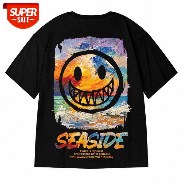 hong kong style summer oversize five-point sleeve short-sleeved men's t-shirt loose little devil casual couple half-sleeved tide brand, White;black
hong kong style summer oversize five-point sleeve short-sleeved men's t-shirt loose little devil casual couple half-sleeved tide brand, White;black