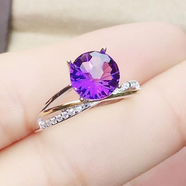 natural real amethyst round ring per jewelry 6*6mm 0.7ct gemstone 925 sterling silver fine j29177 cluster rings, Golden;silver
natural real amethyst round ring per jewelry 6*6mm 0.7ct gemstone 925 sterling silver fine j29177 cluster rings, Golden;silver