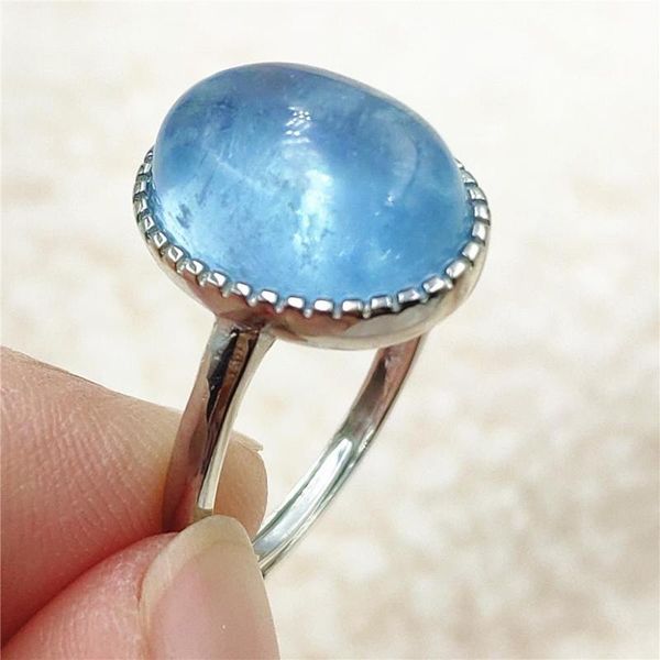 cluster rings natural blue aquamarine crystal adjustable ring 14x10mm gemstone from brazil 925 sterling silver fashion, Golden;silver
cluster rings natural blue aquamarine crystal adjustable ring 14x10mm gemstone from brazil 925 sterling silver fashion, Golden;silver